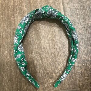 Jcrew Factory Green Floral Headband